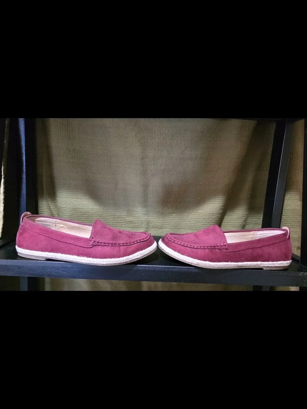 Journee Collection Burgundy Suede Loafers